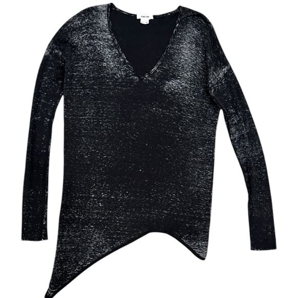 Helmut Lang Asymmetrical Long Sleeve Top - Picture 3 of 5